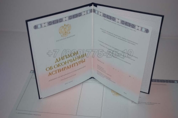 Диплом Аспирантуры 2025г в Южно-Сахалинске