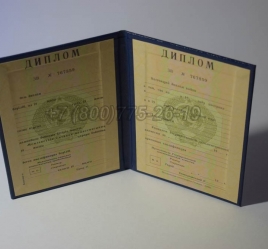 Диплом о Высшем Образовании Казахской ССР в Южно-Сахалинске