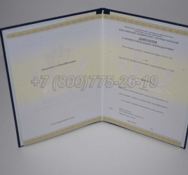 Диплом о Переподготовке 2024г РУДН в Южно-Сахалинске
